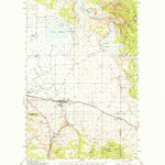 United States Geological Survey East Helena, MT (1950, 62500-Scale) digital map