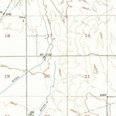 United States Geological Survey East Helena, MT (1950, 62500-Scale) digital map