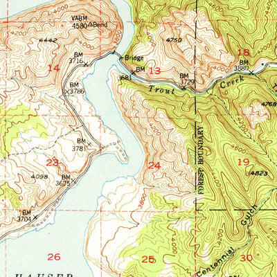 United States Geological Survey East Helena, MT (1950, 62500-Scale) digital map