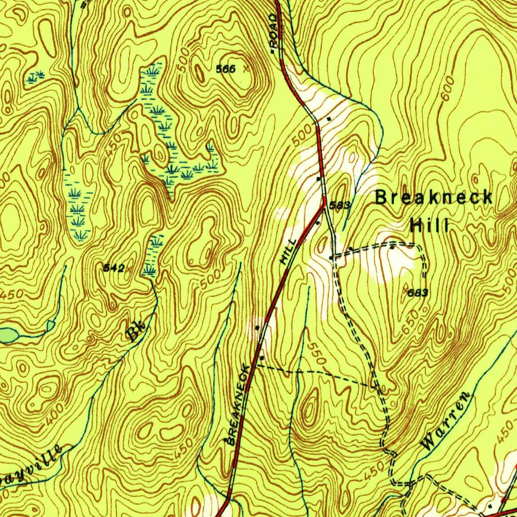 Killingly Ct Map East Killingly, CT-RI (1950, 31680-Scale) Map by United States ...