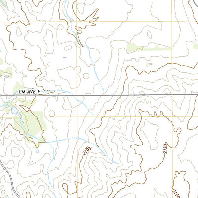 United States Geological Survey East Kiowa Creek South, KS (2022, 24000-Scale) digital map