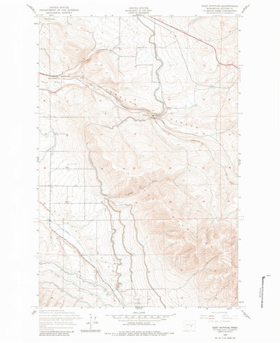 United States Geological Survey East Kittitas, WA (1953, 24000-Scale) digital map