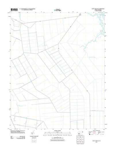 United States Geological Survey East Lake SE, NC (2011, 24000-Scale) digital map