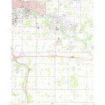 United States Geological Survey East Lansing, MI (1970, 24000-Scale) digital map