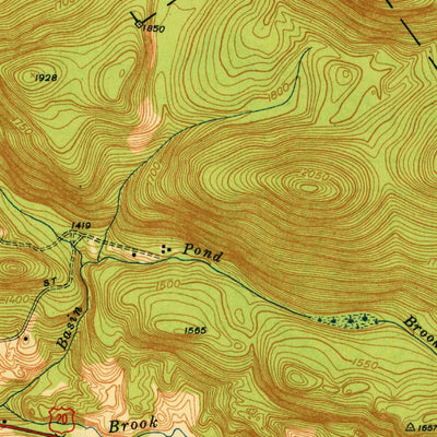 United States Geological Survey East Lee, MA (1948, 31680-Scale) digital map