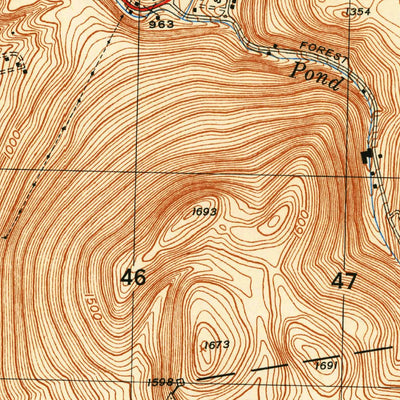 United States Geological Survey East Lee, MA (1950, 25000-Scale) digital map