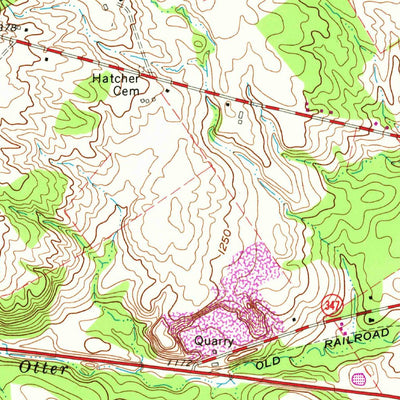 United States Geological Survey East Liberty, OH (1961, 24000-Scale) digital map