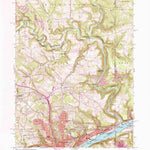 United States Geological Survey East Liverpool North, OH-PA-WV (1960, 24000-Scale) digital map