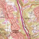 United States Geological Survey East Liverpool North, OH-PA-WV (1960, 24000-Scale) digital map