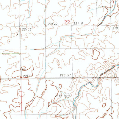 United States Geological Survey East Lynn, IL (1982, 24000-Scale) digital map