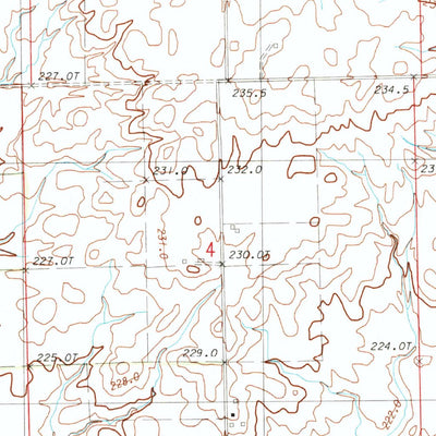 United States Geological Survey East Lynn, IL (1982, 24000-Scale) digital map