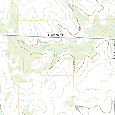 United States Geological Survey East Lynne, MO (2021, 24000-Scale) digital map