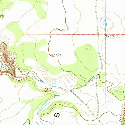 United States Geological Survey East Mesa, NM (1961, 24000-Scale) digital map