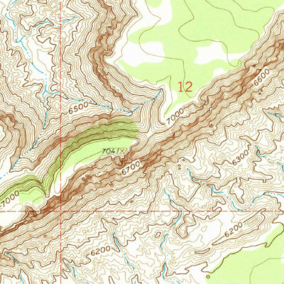 United States Geological Survey East Mesa, NM (1961, 24000-Scale) digital map