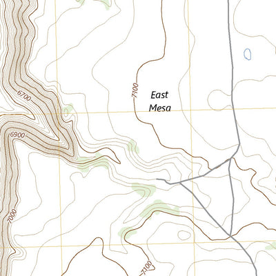 United States Geological Survey East Mesa, NM (2023, 24000-Scale) digital map