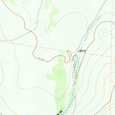 United States Geological Survey East Mesa SW, TX (1970, 24000-Scale) digital map