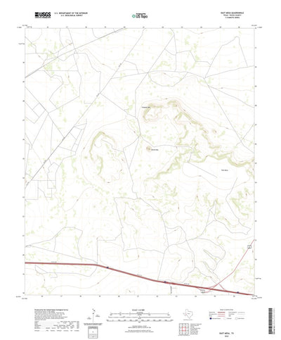United States Geological Survey East Mesa, TX (2022, 24000-Scale) digital map