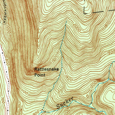 United States Geological Survey East Middlebury, VT (1944, 24000-Scale) digital map