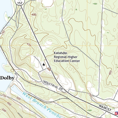 United States Geological Survey East Millinocket, ME (2021, 24000-Scale) digital map