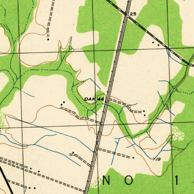 United States Geological Survey East New Market, MD (1944, 31680-Scale) digital map