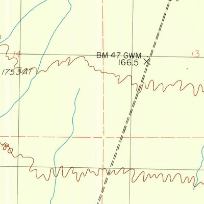 United States Geological Survey East Of Aztec Mines, CA (1983, 24000-Scale) digital map