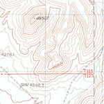 United States Geological Survey East Of Beatty Mountain, NV (1987, 24000-Scale) digital map