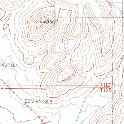United States Geological Survey East Of Beatty Mountain, NV (1987, 24000-Scale) digital map