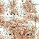United States Geological Survey East Of Buck Peak, AZ (1996, 24000-Scale) digital map