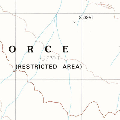 United States Geological Survey East Of Cactus Peak, NV (1987, 24000-Scale) digital map