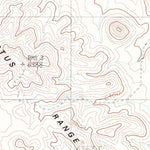 United States Geological Survey East Of Cactus Peak, NV (1987, 24000-Scale) digital map