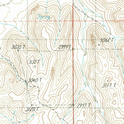 United States Geological Survey East Of Cambridge, ID (1986, 24000-Scale) digital map