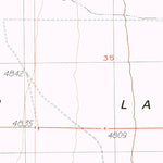 United States Geological Survey East Of Davis Mountain, NV (1987, 24000-Scale) digital map