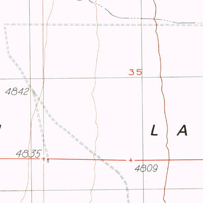 United States Geological Survey East Of Davis Mountain, NV (1987, 24000-Scale) digital map
