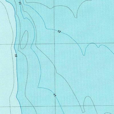 United States Geological Survey East Of Deltaville, VA (1986, 24000-Scale) digital map