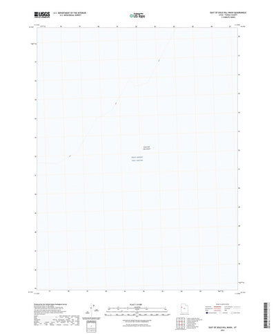 United States Geological Survey East of Gold Hill Wash, UT (2023, 24000-Scale) digital map