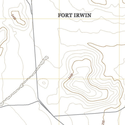 United States Geological Survey East of Goldstone, CA (2021, 24000-Scale) digital map