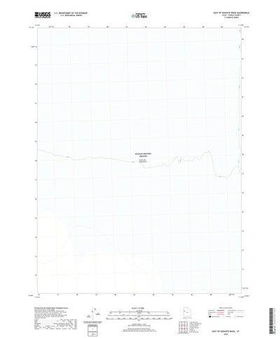 United States Geological Survey East of Goshute Wash, UT (2020, 24000-Scale) digital map