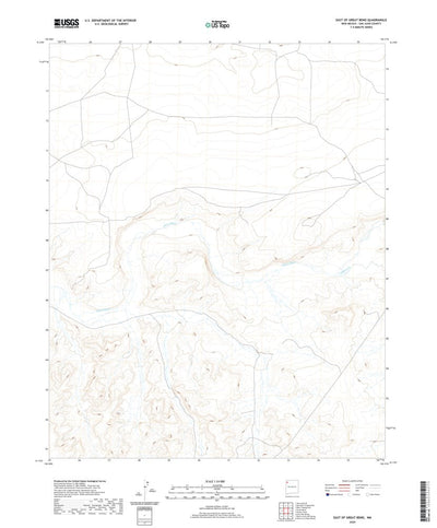 United States Geological Survey East of Great Bend, NM (2020, 24000-Scale) digital map