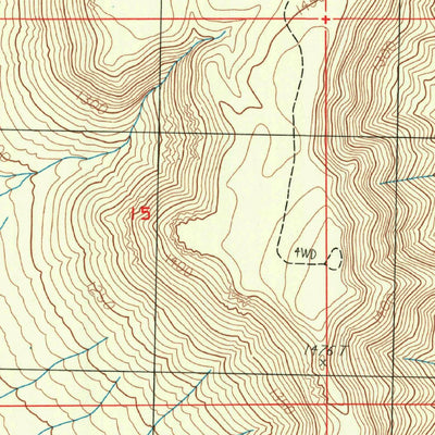 United States Geological Survey East Of Grotto Hills, CA (1984, 24000-Scale) digital map