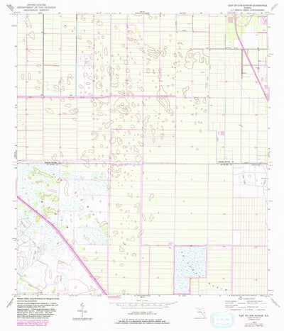 United States Geological Survey East Of Gum Slough, FL (1953, 24000-Scale) digital map