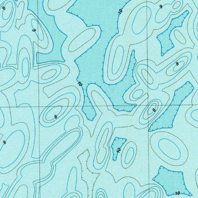 United States Geological Survey East Of Hampton, VA (1986, 24000-Scale) digital map