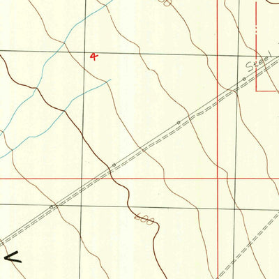 United States Geological Survey East Of Homer Mountain, CA-NV (1984, 24000-Scale) digital map