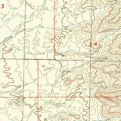 United States Geological Survey East Of Homer Mountain, CA-NV (1984, 24000-Scale) digital map