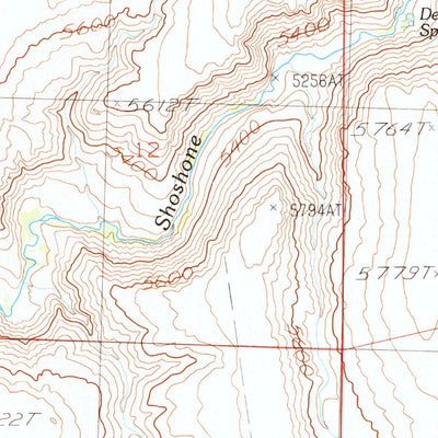 United States Geological Survey East Of Jackpot, NV-ID (1989, 24000-Scale) digital map