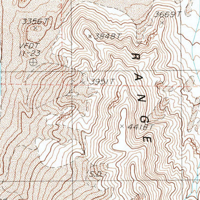 United States Geological Survey East Of Joshua Flats, CA (1987, 24000-Scale) digital map