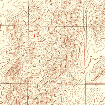 United States Geological Survey East Of Kingston Peak, CA (1984, 24000-Scale) digital map