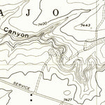 United States Geological Survey East Of Kinlichee, AZ (1955, 24000-Scale) digital map