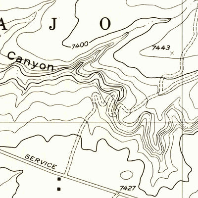 United States Geological Survey East Of Kinlichee, AZ (1955, 24000-Scale) digital map