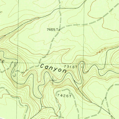 United States Geological Survey East Of Kinlichee, AZ (1983, 24000-Scale) digital map