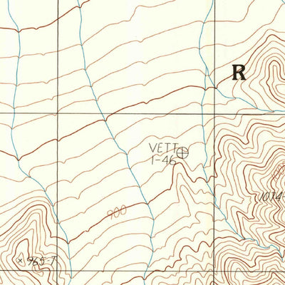 United States Geological Survey East Of Leach Lake, CA (1984, 24000-Scale) digital map